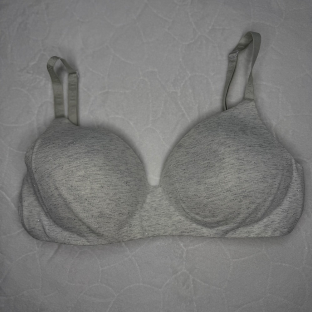 Victoria's Secret Women 34DDD Gray Wireless T-Shirt Bra Heathered 165611-QCQ